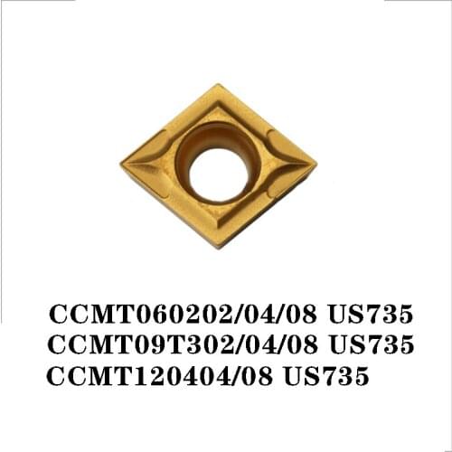 Original CCMT CCMT060202 US735 CCMT060204 CCMT060208 CCMT09T302 CCMT09T304 CCMT09T308 CCMT120404 CCMT120408 CNC lathe Insertion