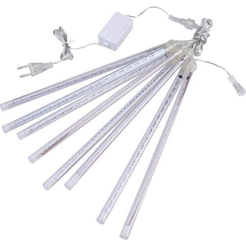 30cm 50cm 8 Tubes Holiday Meteor Shower LED Light String Outdoor Waterproof Christmas Tree Lights Garden Decor