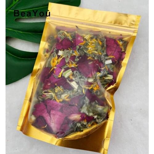 Fresh Organic Dry Flower V Steam Herbs Vagina Detoxifying & Healing Blend Fertility Kit for Yoni Steam and Cleansing
