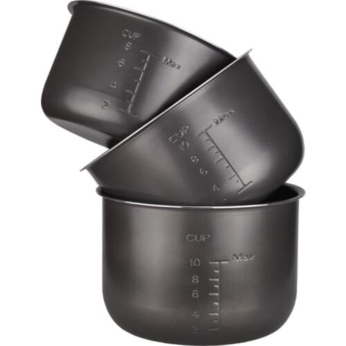 Electric Pressure Cooker Liner 1.6/3L/4L/5L/6L Non-stick Pot Rice Pot Inner Gall Black Crystal Inner Accessories Cooker Parts