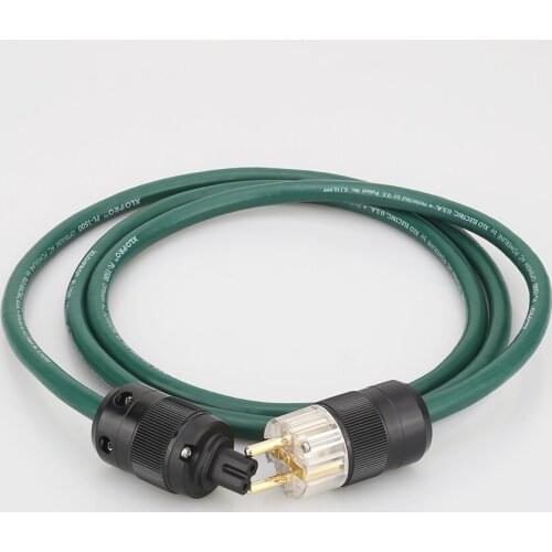 High Quality P119 XLP PL-1500 EU power cord US AC Power Cable with firgure 8 C7 IEC Power cord hifi AMP/CD Mains Power Cable