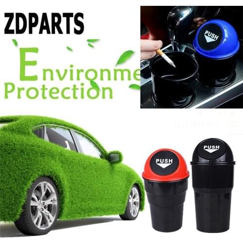 ZDPARTS 1Pc For Mercedes Benz W203 W211 W210 W204 Citroen C5 C4 C3 Seat Leon Jeep Car Styling Trash Box Organizer Bin Garbage