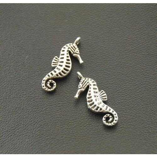 10pcs Silver Color Sea Horse sea creature Charm DIY Jewelry Findings Accessories A734