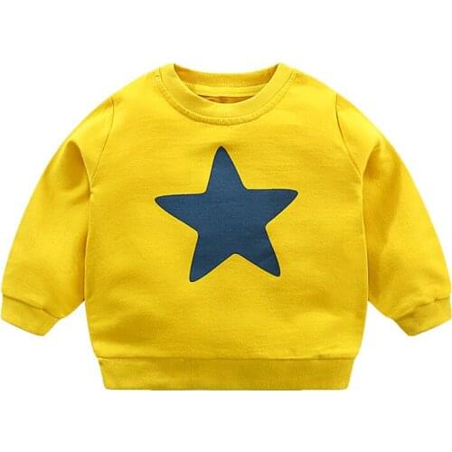 24m-8t Kids Sweatshirt Boy Tops Clothes Cotton Long Sleeve Cartoon Children Clothing Fall Clothes for Kids Girls Outfits
