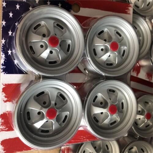 1.9" Beadlock Wheel Rims Wheel Hubs for 1/10 Axial SCX10II 90046 Traxxas TRX4 D90 RC Crawler Car Parts Accessories Aluminum