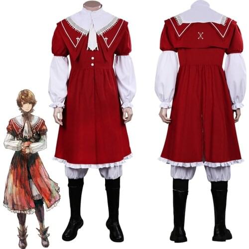 Final Fantasy 16 Joshua Rosfield Cosplay Costume FF16 Cloak Dress Suit Halloween Carnival Outfits