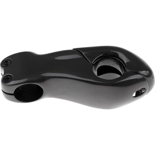 Mountain Road Bike MTB Stem Riser Stem for 1-1/8 Steer Tube 31.8mm Handlebar Lightweight Black