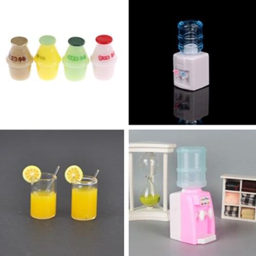 1:6 1:12 Scale Cups Drinking Fountains Dollhouse Miniature Furniture Toy Doll Food Kitchen Living Room Accessories