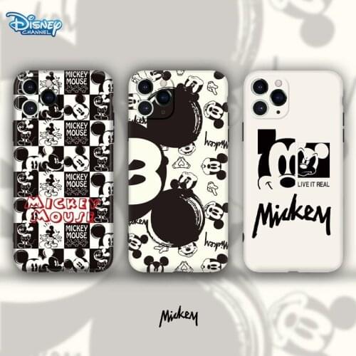 Disney Cartoon Retro Mickey All-inclusive Soft Case for iPhone 11 Pro Max XR XS Max 7 8 Plus X SE Full Body Phone Back Cover
