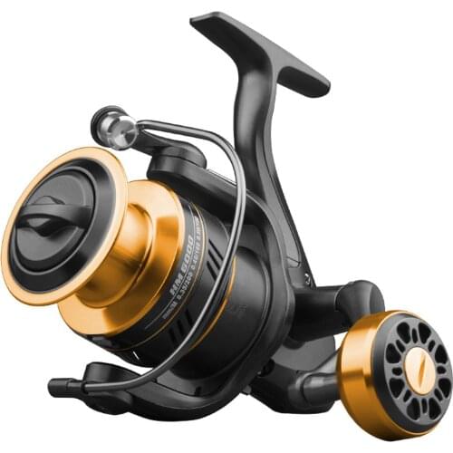 New HM 1000 2000 3000 4000 5000 Fishing Reel Metal Spool Spinning Reel 10kg Max Drag Freshwater Saltwater Spinning Fishing Reels