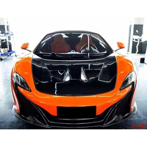 Z-ART P1 carbon fiber front trunk bonnet for Mclaren 650S front hood for Mclaren MP4-12C P1 carbon fiber front trunk lid