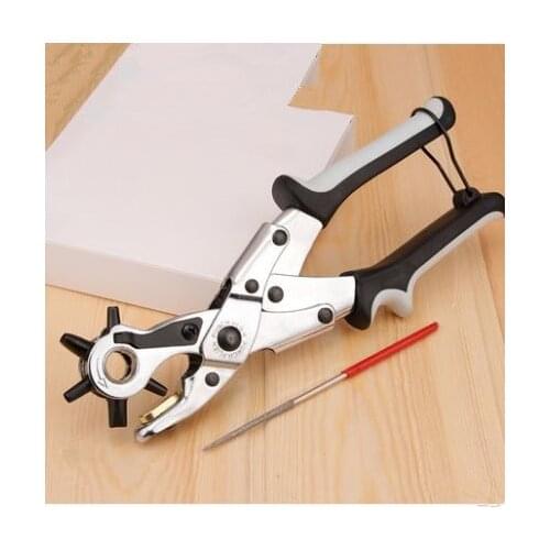 New Chrome vanadium steel punching sew pliers punch tool round hole punch for leather strap bracelet for watch punch