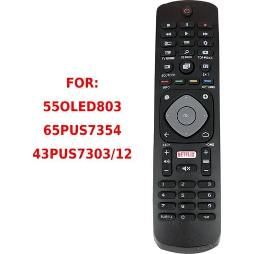 Remote Control for Philips 4K Smart LED TV HOF16H303GPD24 TV NETFLIX 43PUS6031 49PUS6031 55PUS6031 43PUS6031 49PUS6031/12 55PUS6