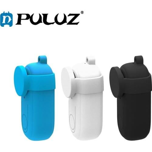 PULUZ Silicone Protective Case &Lens Cover For Insta360 GO 2 Shockproof Cover Anti-scratch Shell Action Camera Accessories