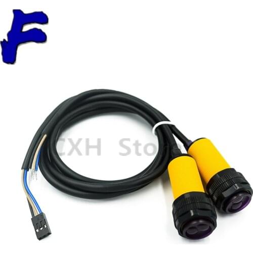 Smart Car Robot E18-D80NK Infrared Obstacle Avoidance Photoelectric Sensor Proximity Switch 3-80cm Detection Range Adjustable