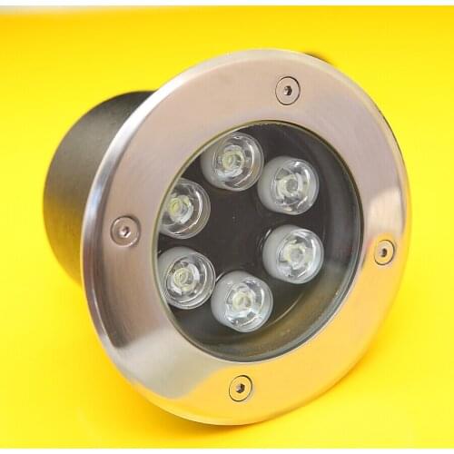 High quality 6*2W 12W Led Underground Light AC85~265V/DC12V IP68 3years Warranty LED Outdoor Lighting