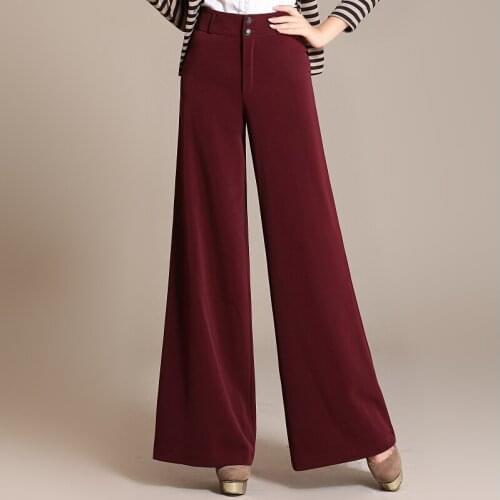 Lady Latin Dancing Pant Female Modern Dance Broad Leg Trousers Adults High Waist Ballroom Dancing Wear Square Dance Suit B-6870