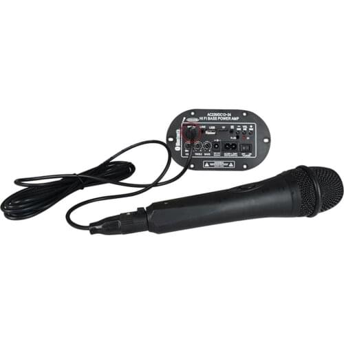 1PC 30W Power Bluetooth Amplifier USB Dac FM Radio TF Player Subwoofer Amplifier For 8 Inch Subwoofer Speaker Player Subwoofer