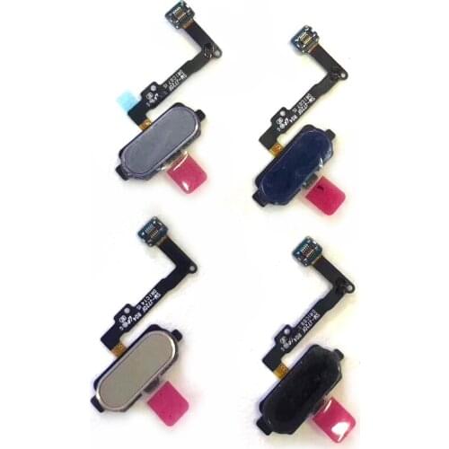 10pcs For Samsung Galaxy J7 Duo 2018 J720F Touch ID Fingerprint Sensor Flex Home Menu Button Flex Cable