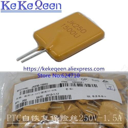 20PCS/LOT Recovery Fuse PPTCJK250-1500U 250V 1.5A 1500MA PTC Original Authentic