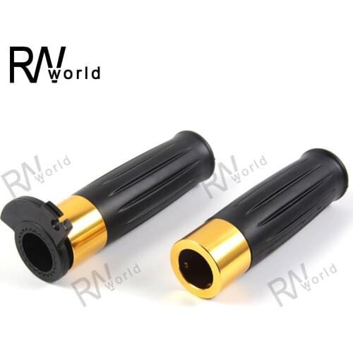 22mm Motorcycle Handlebar Grip Handle Bar End Cap Tube Glove For HONDA YAMAHA SUZUKI KAWASAKI Accessories 3 Colors
