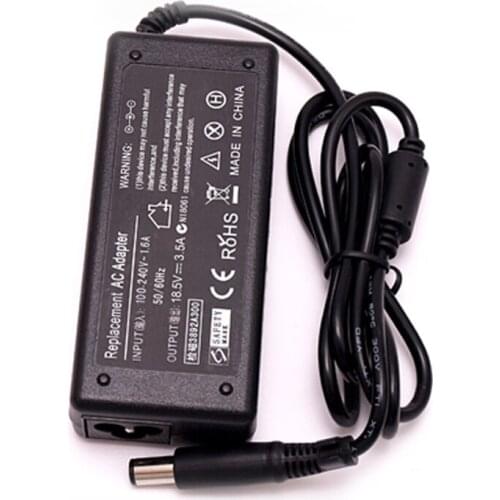 Free Shipping 8pcs 18.5V 3.5A 7.5*5.0mm AC Adapter For HP Laptop DV5 DV6 DV7 DV4 DV3 G50 G60 CQ60 CQ43 CQ32 CQ61 CQ62