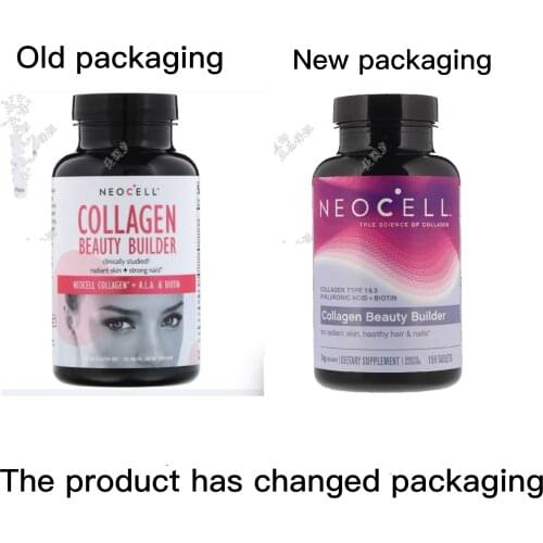 American NeoCell Beauty Essence Collagen vitamin C lipoic acid biotin hyaluronic acid 150 tablets 1 bottle Free Delivery