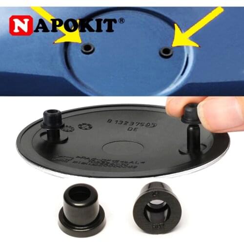 10Pcs Auto Car Hood Trunk Logo Fastener Grommets Emblem for BMW 3 5 7 Series E32 E34 E36 E38 E39 E46 E60 E66 E90 M3 M5 511418074