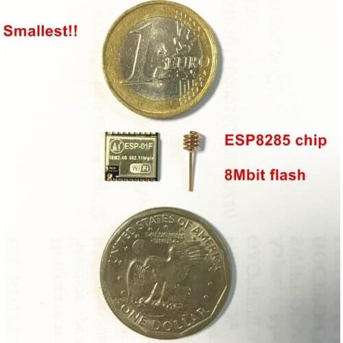 ESP-01F ESP8285 serial WIFI module small size IOT Module Ai-Thinker Smallest ESP module