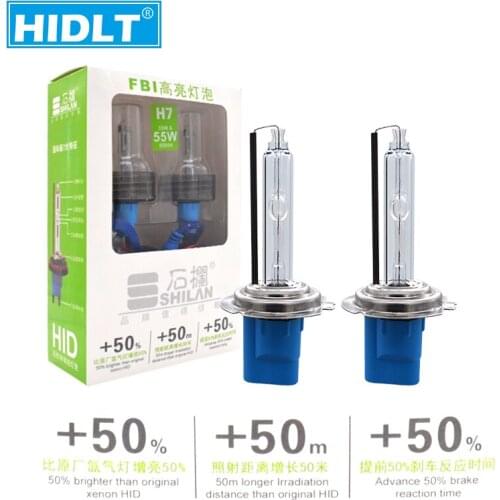 HIDLT Fast Bright AC 12V 35W 55W HID Xenon Bulbs H1 H7 Metal H11 9005 HB3 9006 HB4 9012 D2H 5500K White Auto Car Headlight Lamp