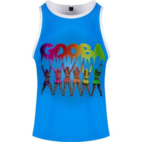 Albume Gooba Tank Top 2020 6ix9ine New Pop 3D Print Sleeveless Casual Basketball Comfortable Summer O-neck Summer Polyester