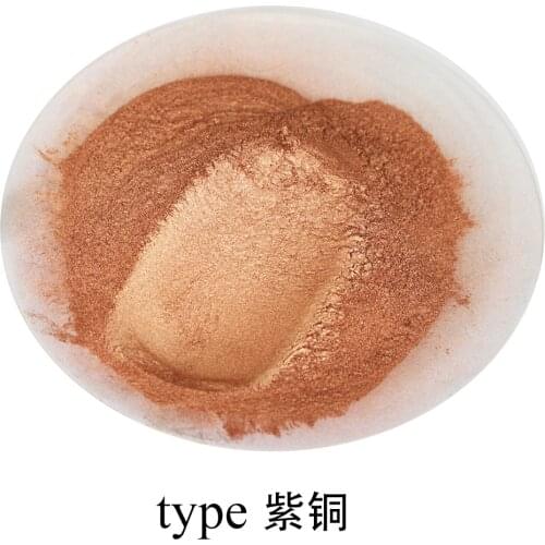 Copper Pigment Pearl Powder Mineral Mica Powder DIY Dye Colorant for Soap Art Crafts 50g Pearlized Acrylic Paint Dust Coating