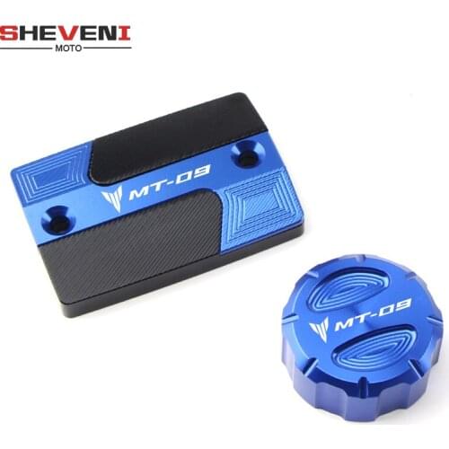 New For Yamaha MT-09 mt09 FZ09 2014-2020 2019 2018 Motorcycle CNC Front & Rear brake Fluid Cylinder Master Reservoir Cover Cap