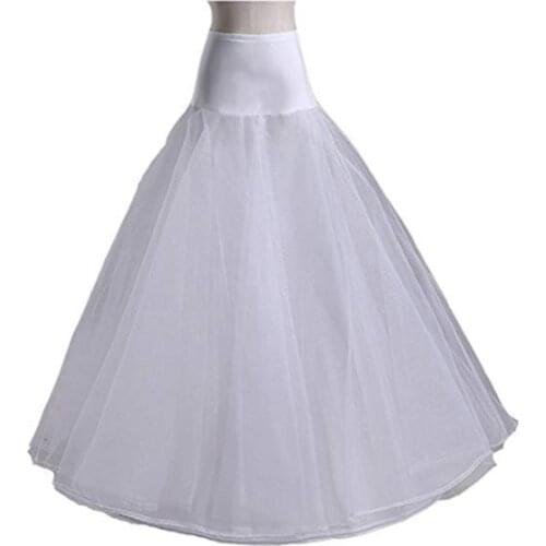 New Arrives 100% High Quality A Line Tulle Wedding Bridal Petticoat Underskirt Crinolines for Wedding Dress