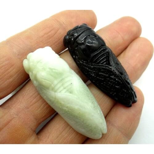 Wholesale Natural stone Chinese stone hand-carved statue of fish amulet pendant for diy Jewelry making necklace Accessories