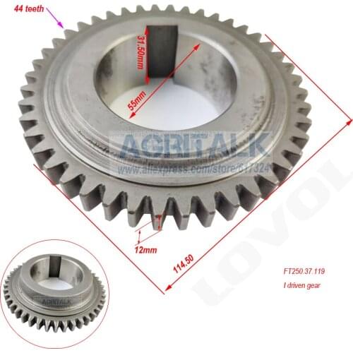 I driven gear for Foton Lovol FT254 series tractor,part number:FT250.37.119