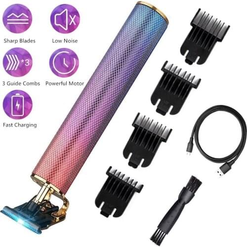 Professional Hair Clipper Mens Hair Trimmer Clipper Baldheaded Cutter Beard Shaving Precision Finishing Hair Cutting Machine