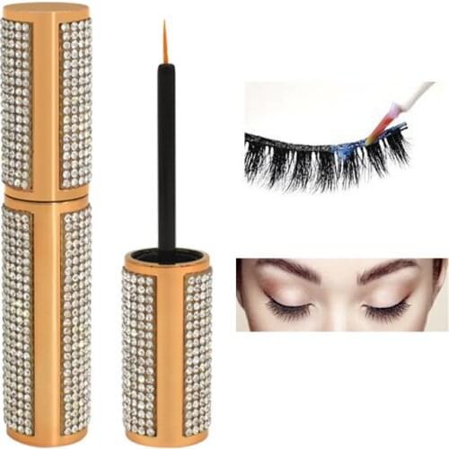 Cosmetics Clear Black Eye Lash Glue Custom Private Label Makeup Natural Sticky False Eyelash Glue