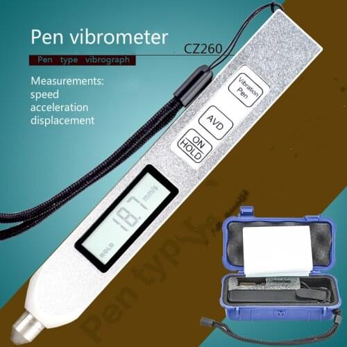 Pen vibrometer, CZ260 high precision portable vibrometer, motor bearing vibrometer