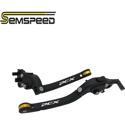 Semspeed PCX 2021 Brake Clutch Lever Motorcycle Accessories Adjustable Folding Brake Clutch Lever For HONDA PCX125 PCX150 PCX160