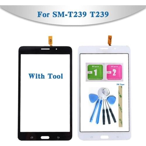7.0" For Samsung Galaxy Tab 4 7.0 SM-T239 T239 Tablet Touch Screen Digitizer Sensor Front Outer Glass Lens Panel