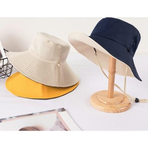 Double fisherman hat female xia han edition tide joker big along the sun block uv block face shade the sun hat