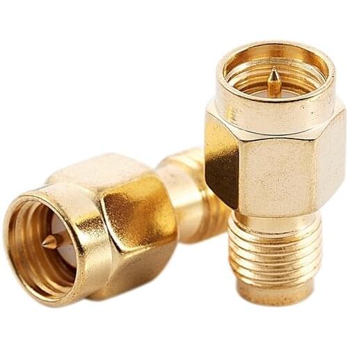 SMA Male Plug (Pin) to RP-SMA Female (Pin) Coupling Nut Connector Adapter for Wi-Fi Antenna / Signal Booster / Repeaters / Radio