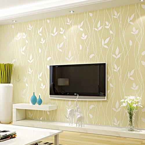 Beibehang Modern non wovens wallpaper simple 3D living room warm bedroom full of sofa TV background wallpaper papel de parede