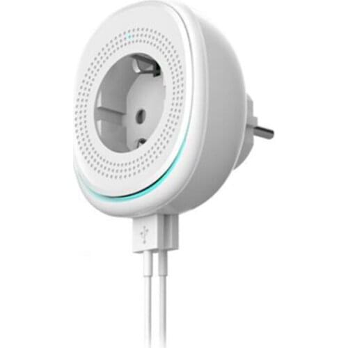 Tuya EU Standard Smart WiFi Plug Adapter with USB 10A Remote Voice Control Socket Outlet Timing Function Work With Alexa Home