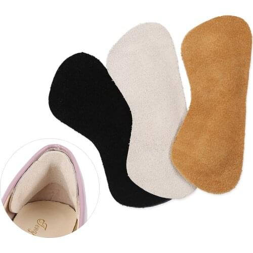 2PCS Shoes Insoles Anti Slip Cushion Pads Protector For Heels Rubbing Half yard Heel Shoes Insole Insert Unisex random color