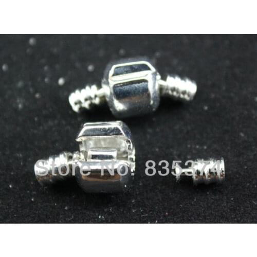 HIGH QUALITY 100pcs Copper Clasp Compatible with Pandora Style -Jewelry Inner Hole 3mm