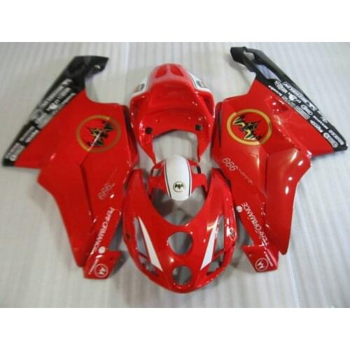 Hi-grade Injection mold Fairing kit for 749 999 2003 2004 749 03 04 999 03 04 Hot red black Fairings Set+gifts DD10