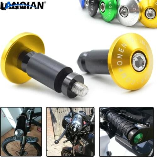 For SUZUKI GSF1250 GSF650 BANDIT GSX1250 GSX1400 Motorcycle Handle Bar End Weight Handlebar Grips Cap Anti Vibration Silder Plug