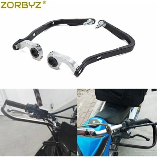 ZORBYZ Carbon Fiber Aluminum Brush Bar Hand Guards Handguard For 22mm-28mm Motorcycle ATV Dirt Bike